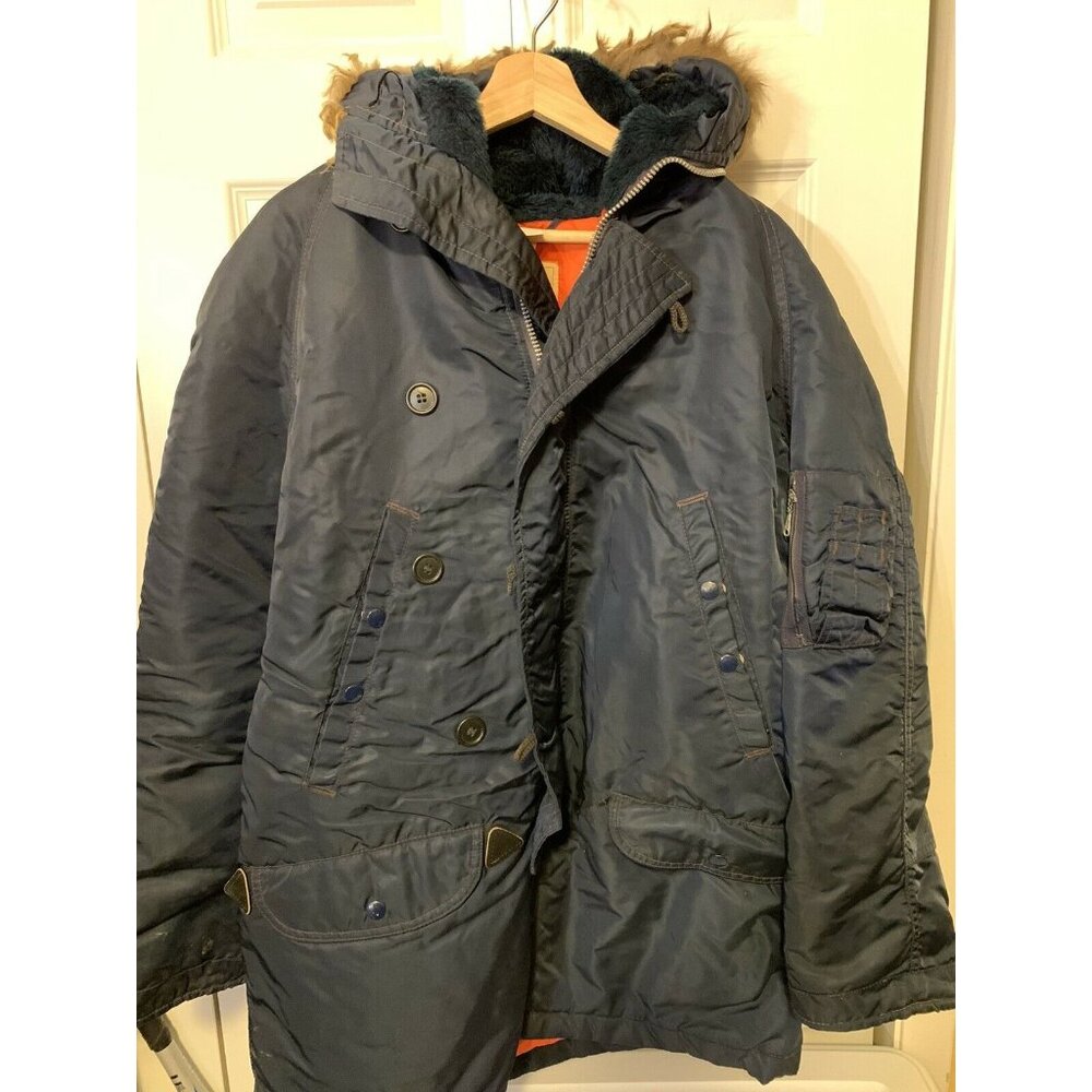 Vintage 60's Jacket, Flying Type 5600-m series Arctic Parka William Barry Sz‎ M